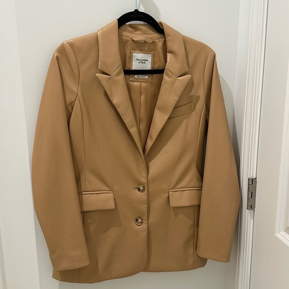 Abercrombie & Fitch Jackets & Blazers - Abercrombie & Fitch Vegan Leather Blazer